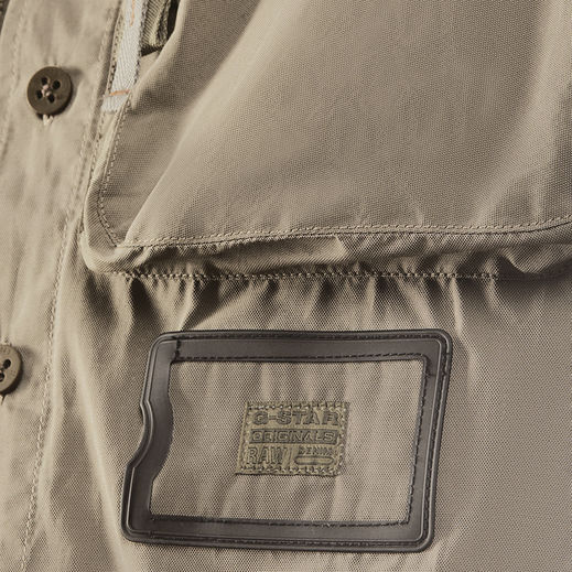 E 24H Lifevest Shirt | グリーン | G-Star RAW® JP